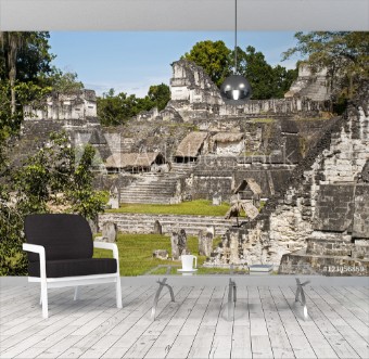 Picture of Maya acropolis in Tikal